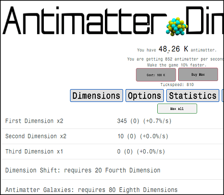 Play Antimatter Dimensions