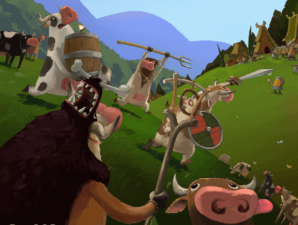 Play Cows vs Vikings