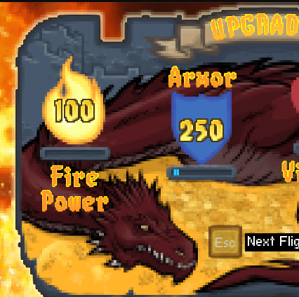Play Dragon Fire - A Game of Pixels