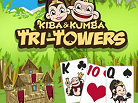 Play Kiba & Kumba Tri Towers Solitaire